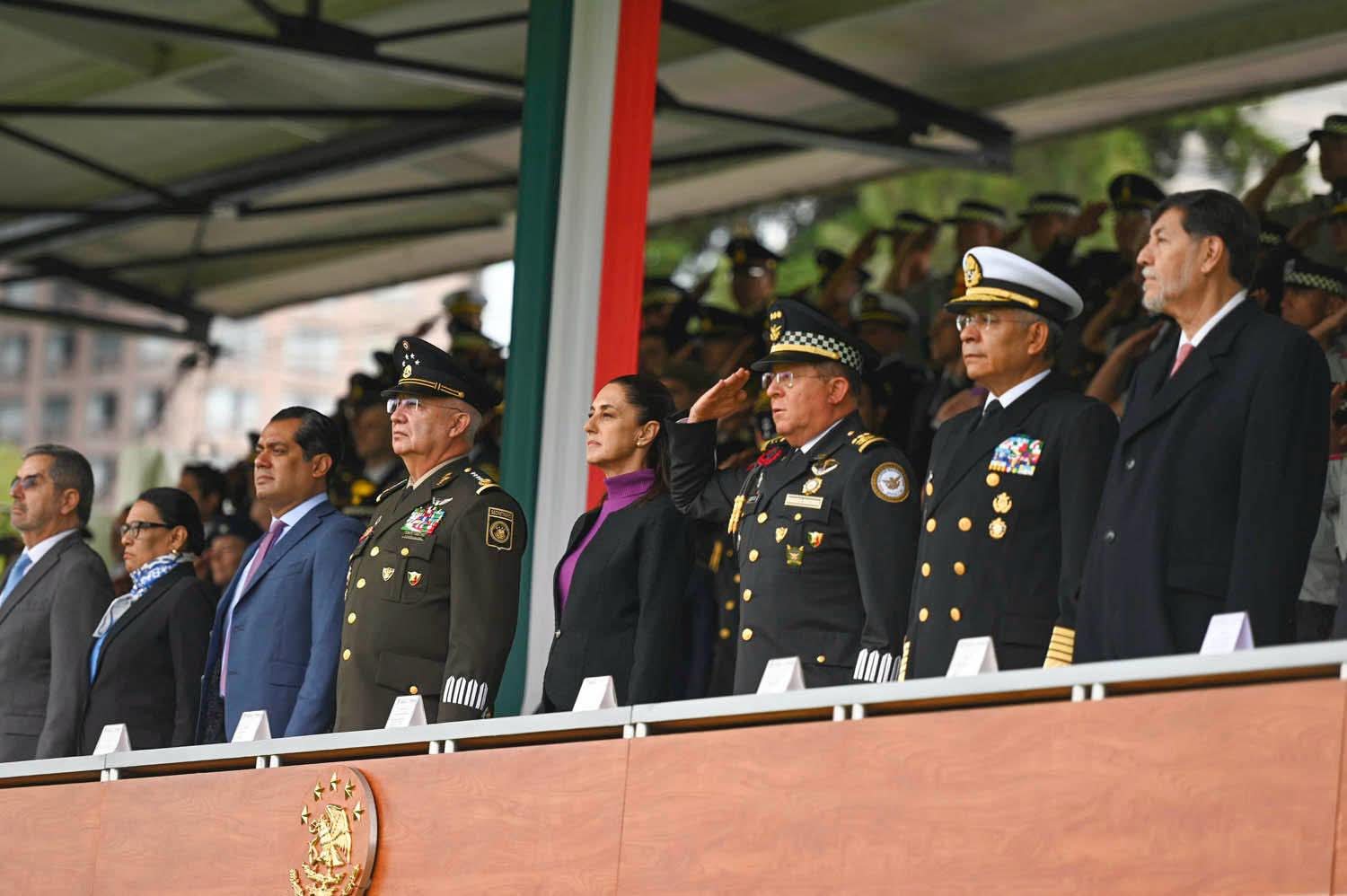 Claudia Sheinbaum participa en conmemoración del 6.º aniversario de la Guardia Nacional
