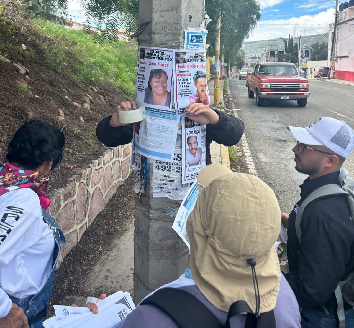 Colectivos de Guanajuato y Zacatecas se unen en jornada de búsqueda de personas desaparecidas