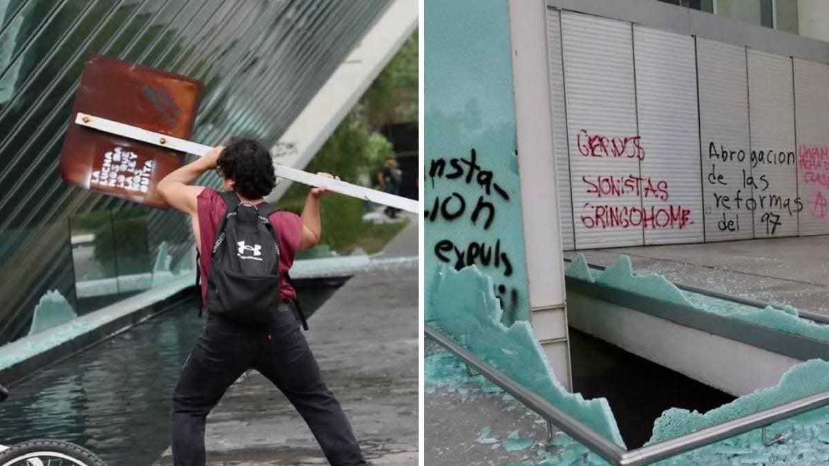 UNAM condena actos vandálicos tras marcha contra la gentrificación en CDMX