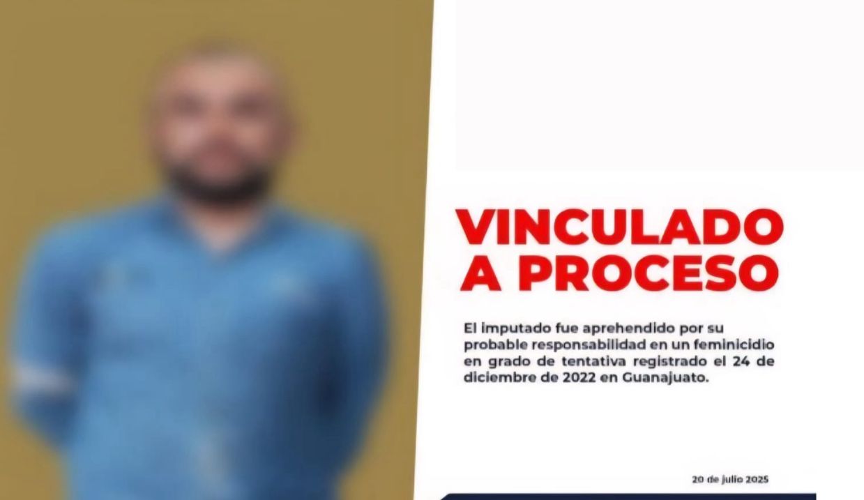 Vinculan a proceso penal a hombre acusado de feminicidio en grado de tentativa en Guanajuato Capital