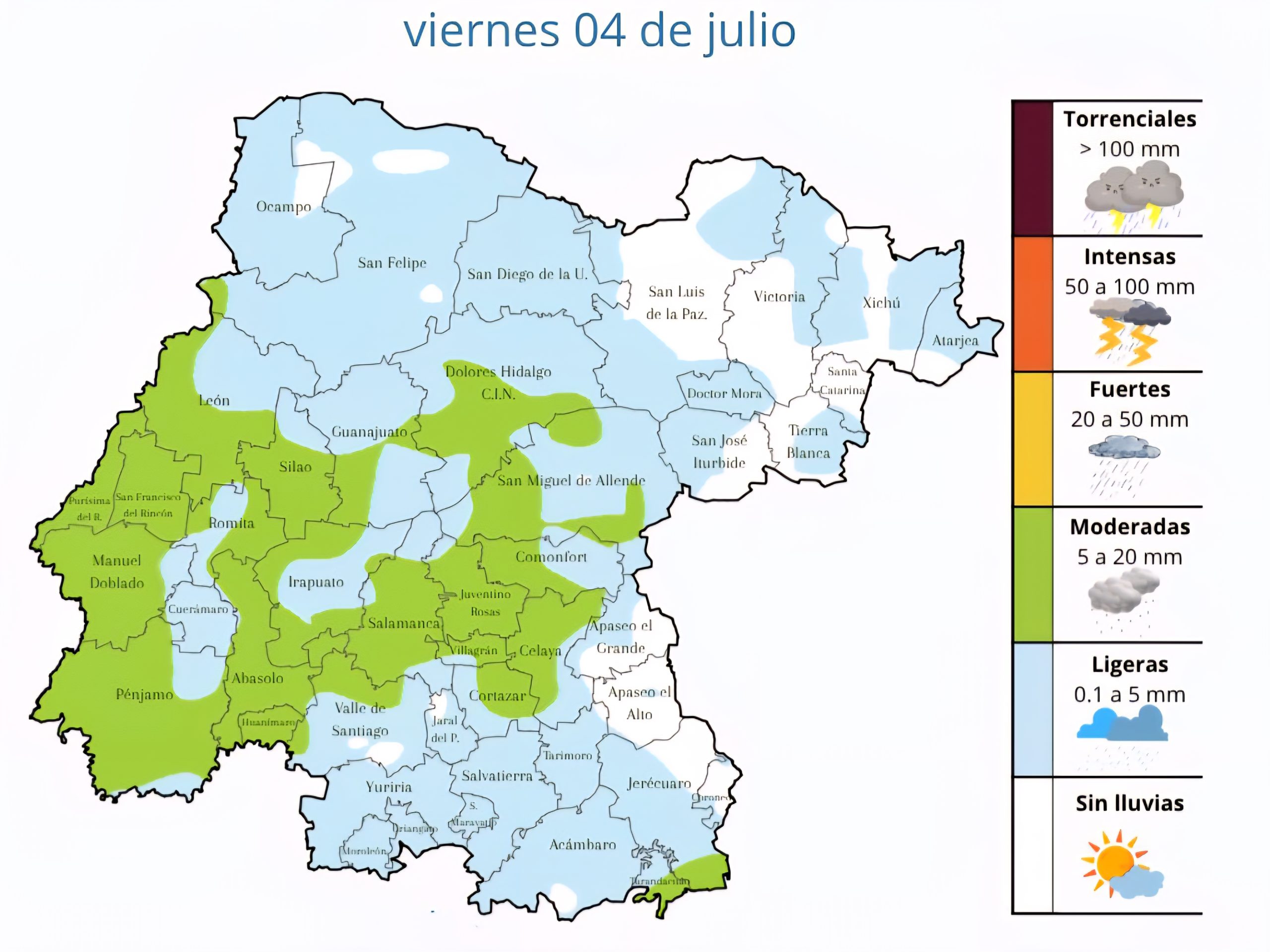 💥 ¡Prepárate! Se esperan lluvias moderadas hoy en Salamanca y municipios vecinos