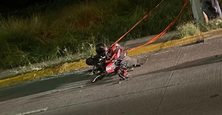 Muere motociclista tras derrapar en Ecobulevar, en #SanFranciscoDelRincón