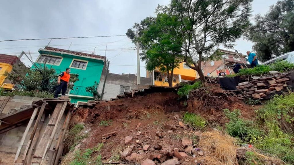 #Guanajuato Lluvias intensas han provocado deslaves e inundaciones