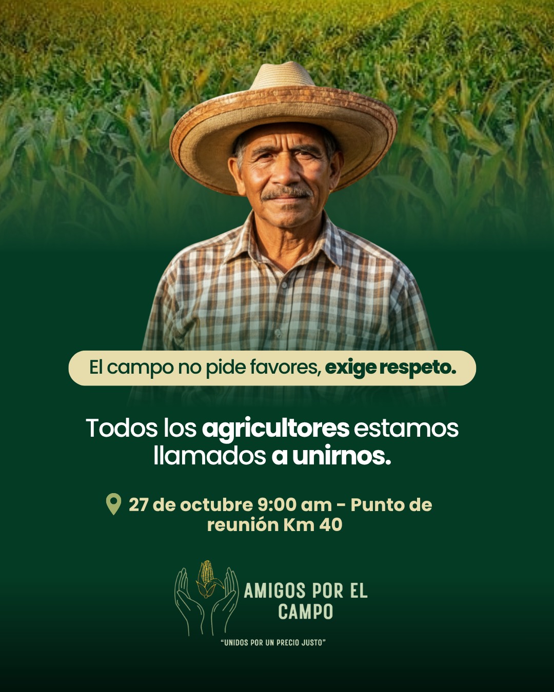 Agricultores anuncian paro nacional este próximo lunes, aseguran habrá liberación de casetas y posibles bloqueos en carreteras de 14 estados