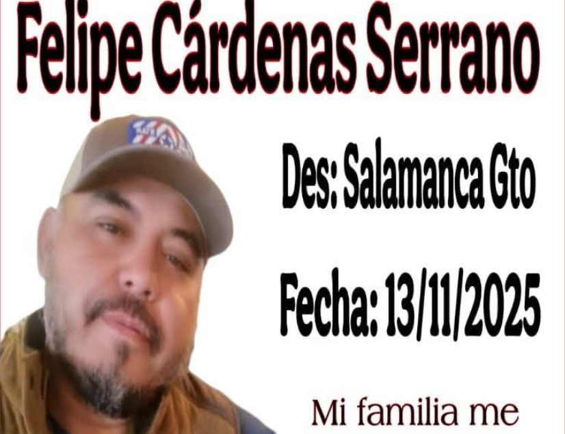 #Salamanca A casi un mes de su desaparición, familiares de Felipe Cárdenas continúan en su búsqueda