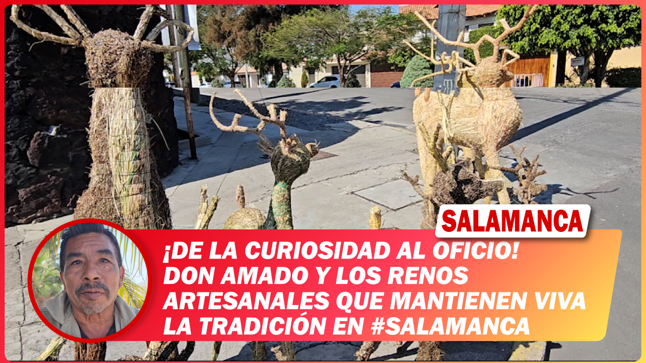 De la curiosidad al oficio. Don Amado y los renos artesanales que mantienen viva la tradición en #Salamanca