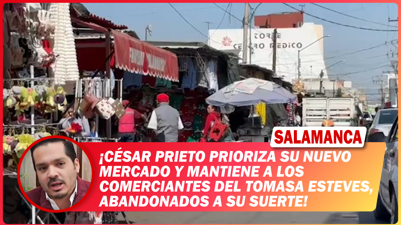 César Prieto prioriza su nuevo mercado y mantiene a los comerciantes del Tomasa Esteves, abandonados a su suerte