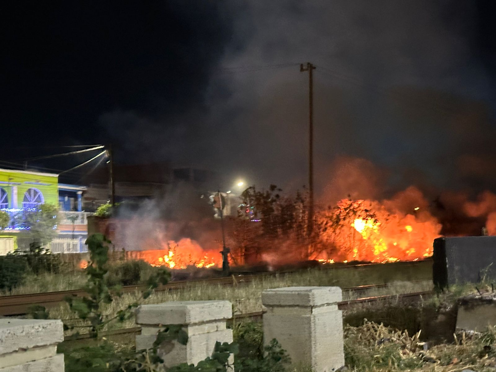 #Salamanca Incendios de pastizales protagonizaron la celebración navideña en varios puntos del municipio