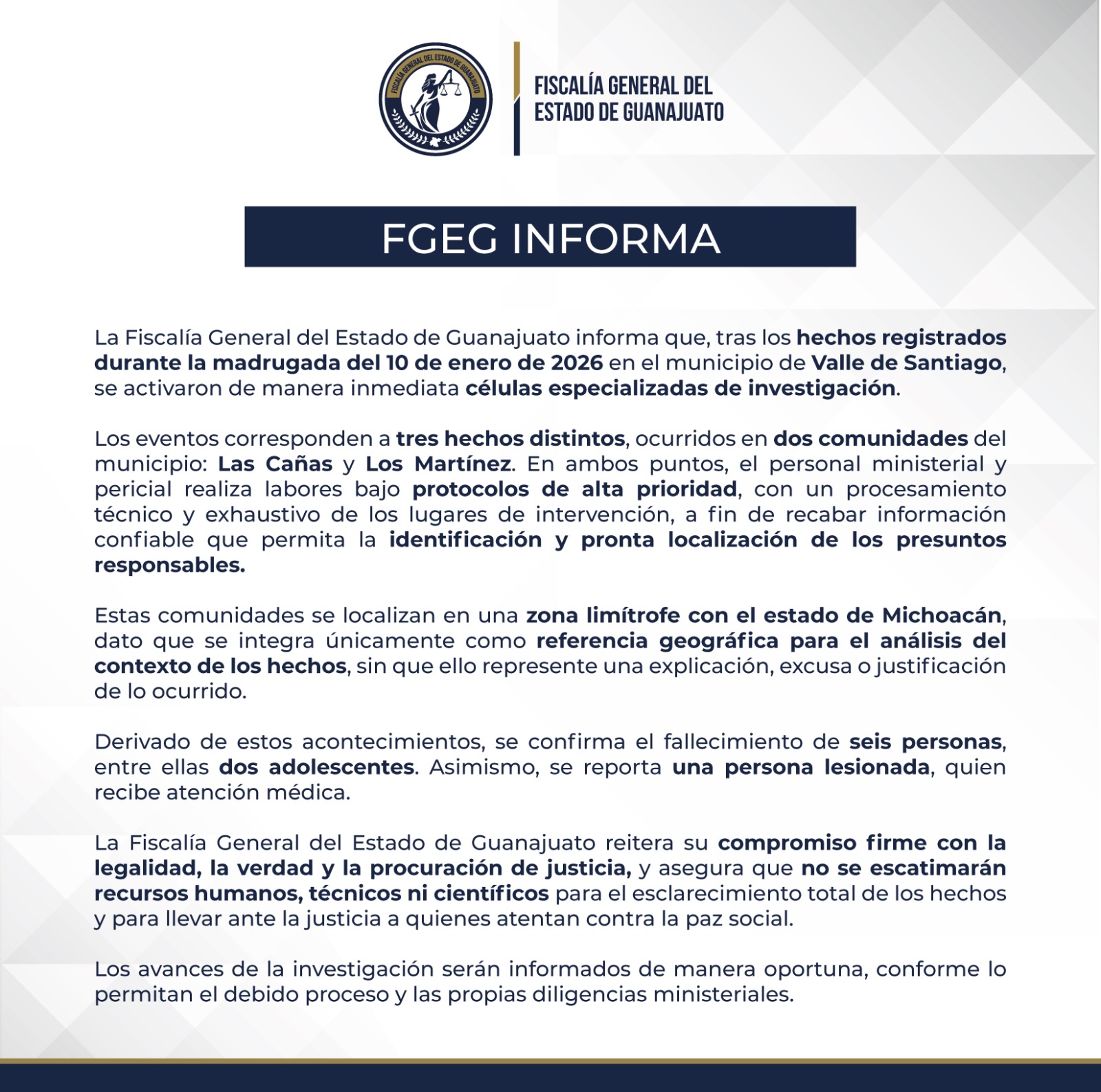 En Valle de Santiago ataques armados dejan ocho muertos, casas y vehículos incendiados