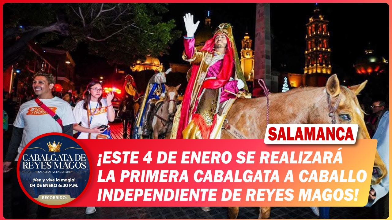 #Salamanca Este 4 de enero se realizará la primera cabalgata a caballo independiente de Reyes Magos 