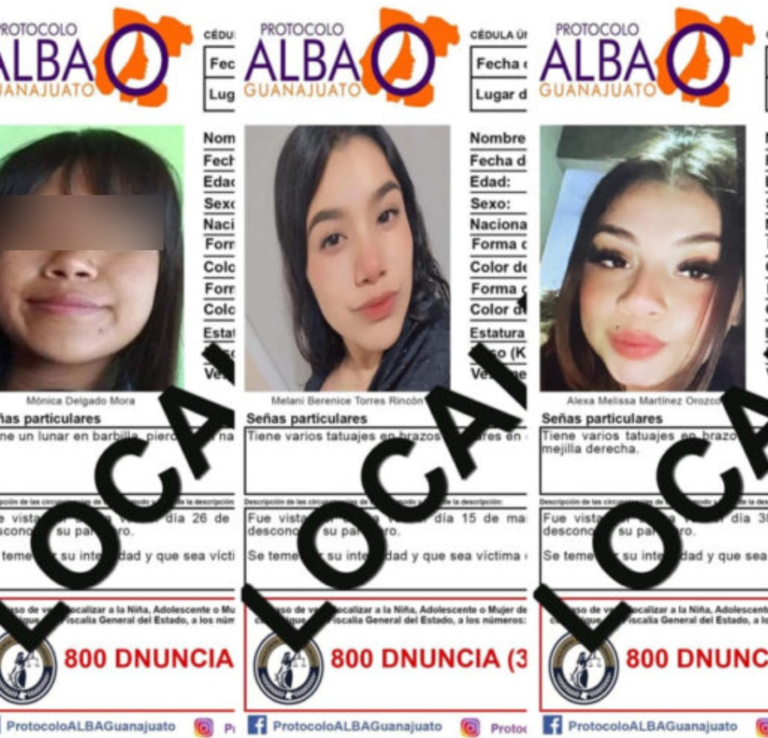 #Celaya Cinco mujeres desaparecidas son localizadas sin vida en una semana