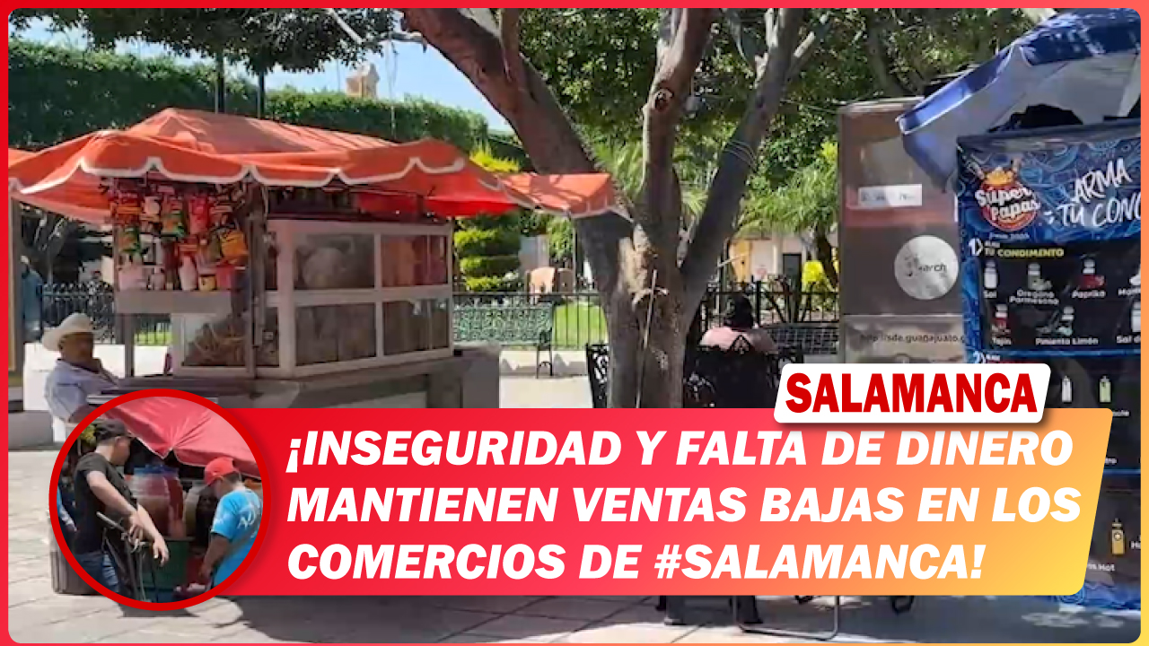 Inseguridad y falta de dinero mantienen ventas bajas en los comercios de #Salamanca