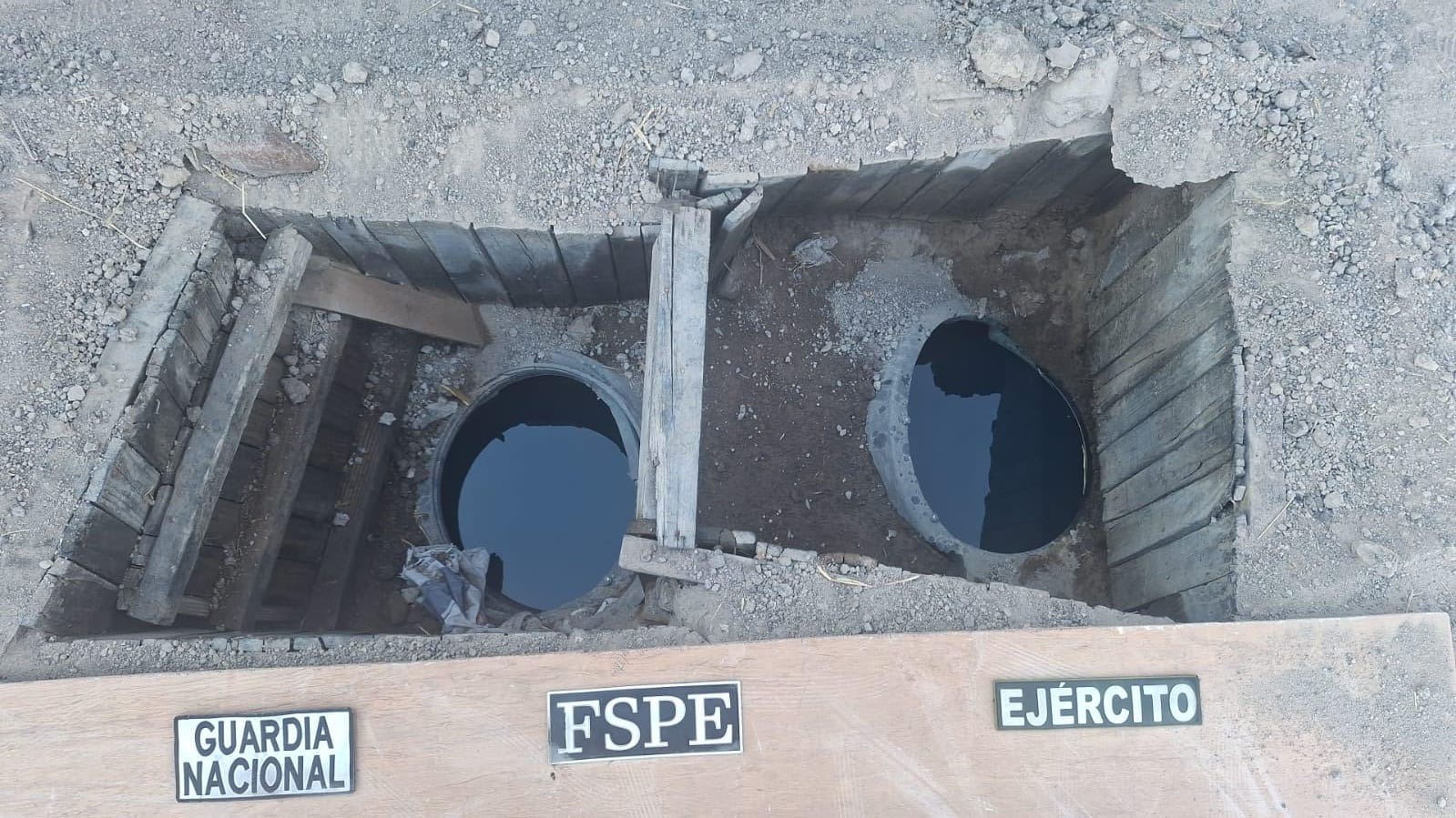 Localizan más de 50 mil litros de combustible ilegal enterrados, en #Villagrán