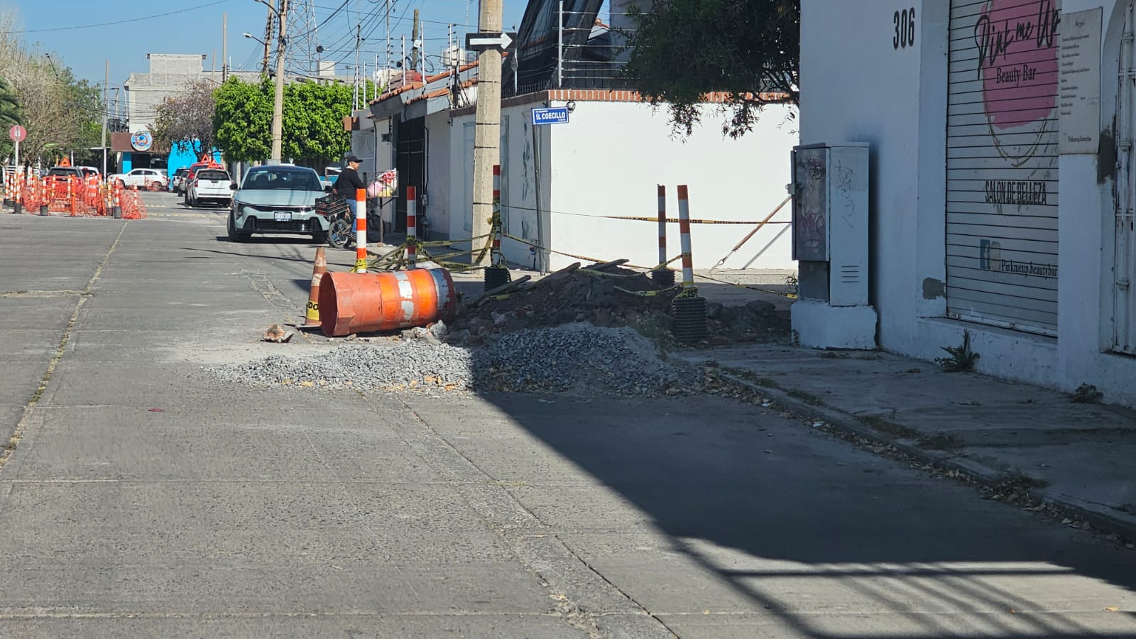 #Salamanca Vecinos se encuentran inconformes por obra “interminable” de CMAPAS en Avenida Guadalupe de la colonia Villareal