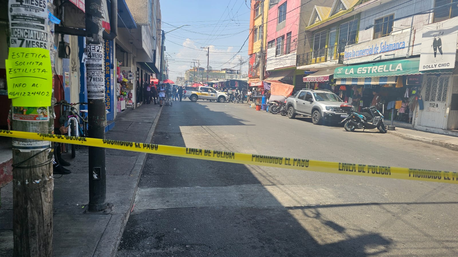 Ejecutan a un masculino en la periferia del mercado Tomasa Esteves de #Salamanca
