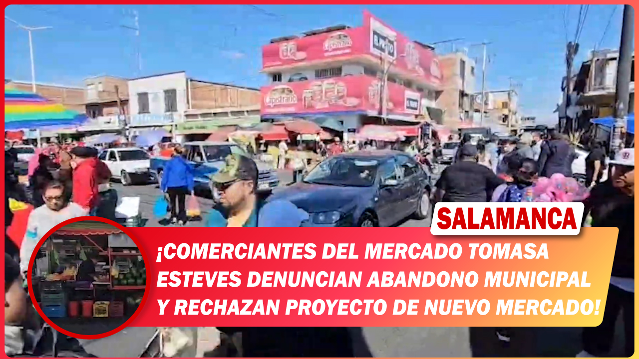 Comerciantes del Mercado Tomasa Esteves denuncian abandono municipal y rechazan proyecto de nuevo mercado