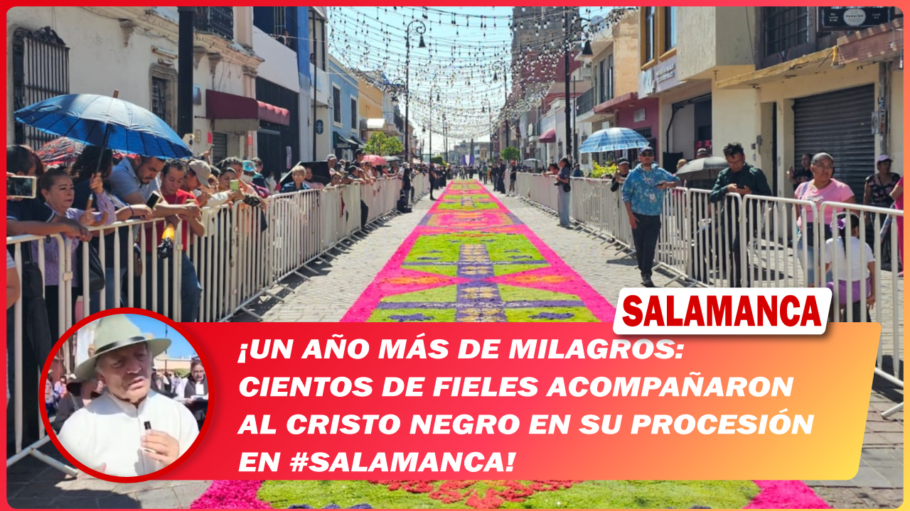 Un año más de milagros: cientos de fieles acompañaron al Cristo Negro en su procesión en #Salamanca