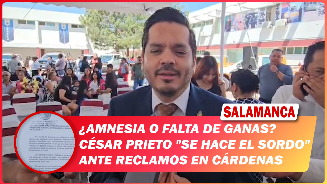 ¿Amnesia o falta de ganas? César Prieto «se hace el sordo» ante reclamos en Cárdenas