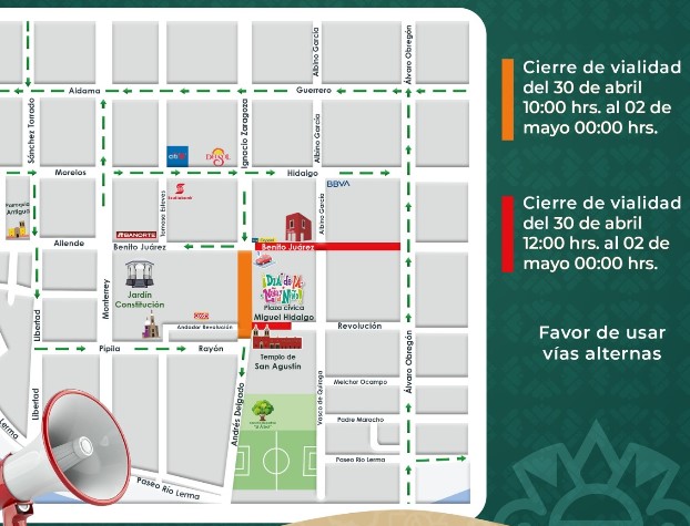 Calle Zaragoza permanecerá dos días cerrada por evento municipal del Día Del Niño en #Salamanca