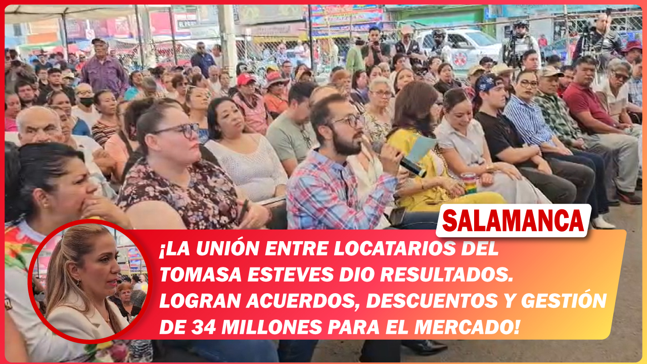 La unión entre locatarios del Tomasa Esteves dio resultados. Logran acuerdos, descuentos y gestión de 34 millones para el mercado