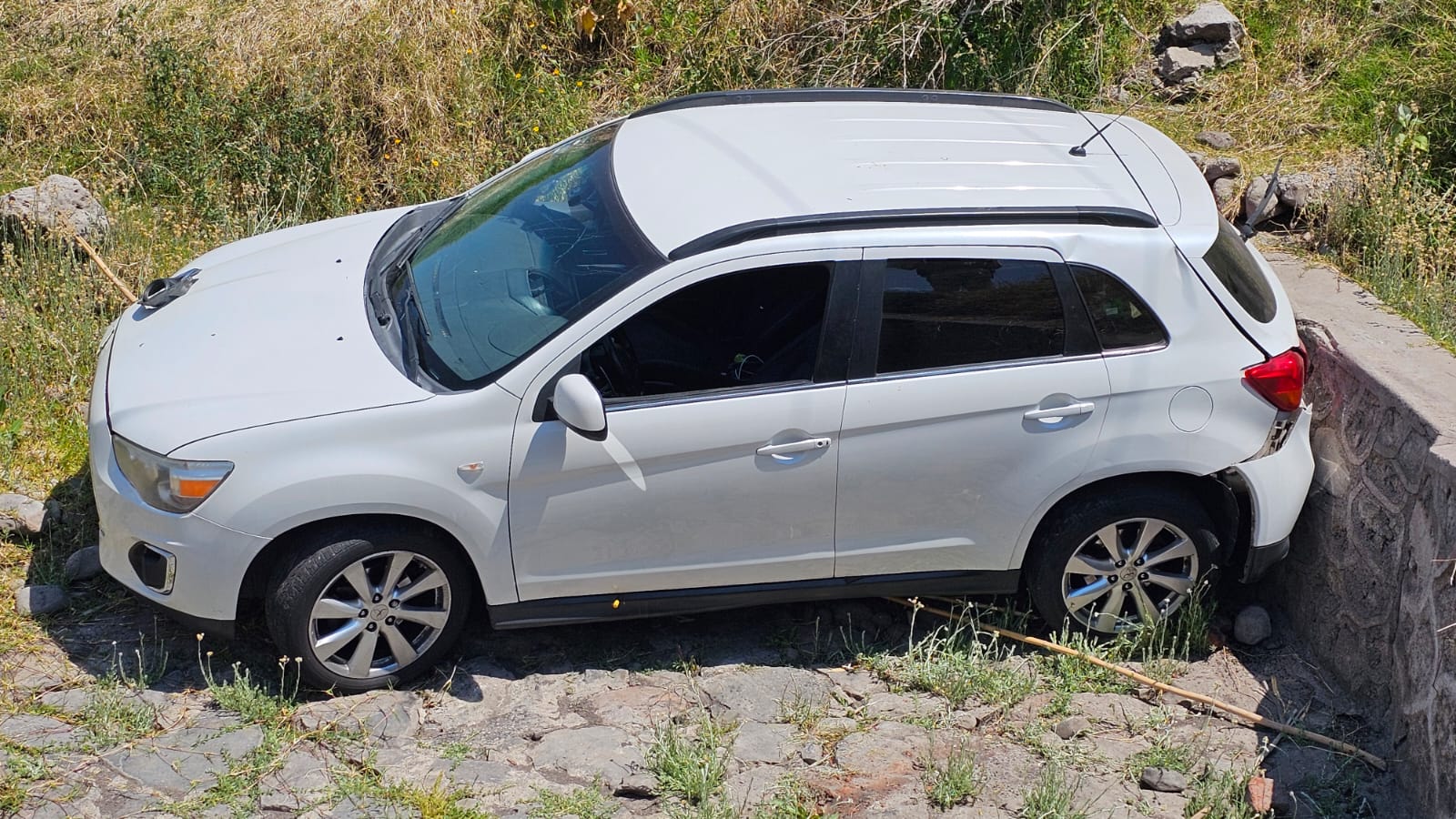 Intento de robo termina en percance vial en camino a La Ordeña, en #Salamanca