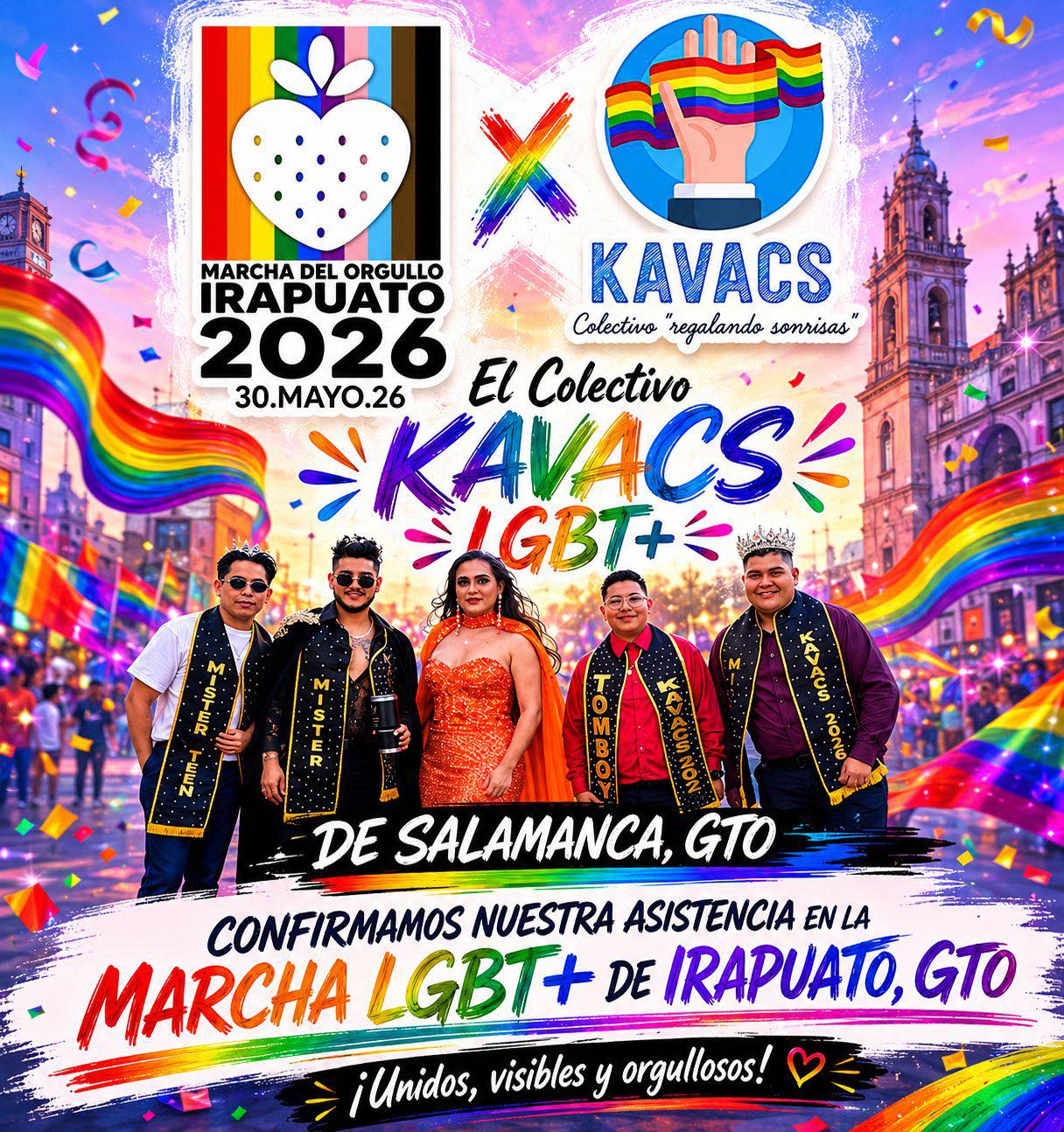 #Salamanca Colectivo Kavacs se suma a marchas regionales y exige unidad de género