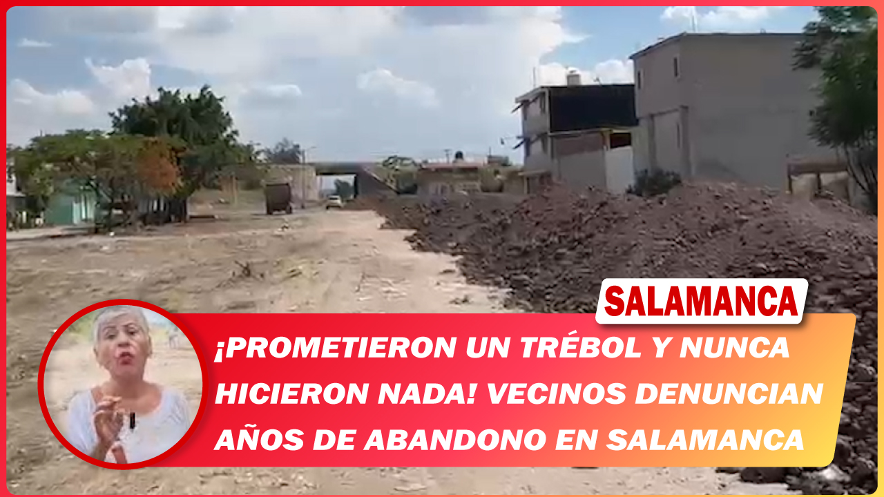 “Prometieron un trébol y nunca hicieron nada”. Vecinos denuncian años de abandono en #Salamanca