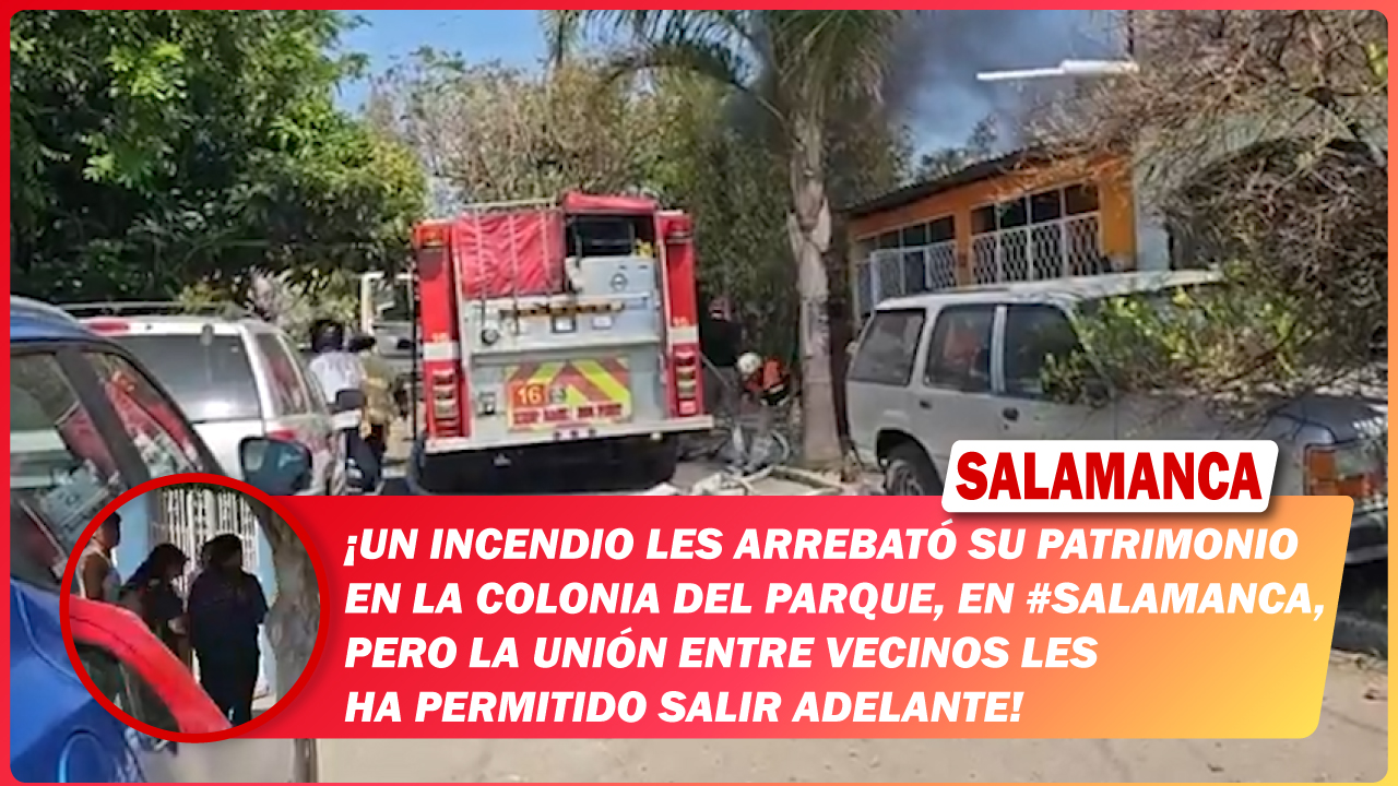 Un incendio les arrebató su patrimonio en la colonia Del Parque, en #Salamanca, pero la unión entre vecinos les ha permitido salir adelante
