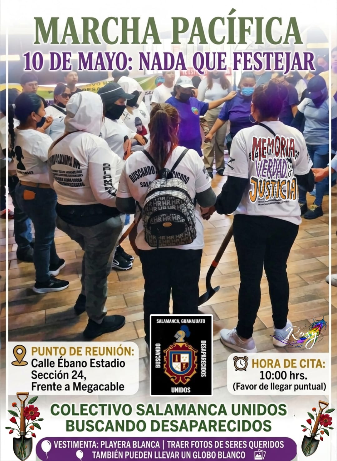 #Salamanca Madres buscadoras convocan marcha pacífica este 10 de mayo aseguran no hay “nada que festejar”