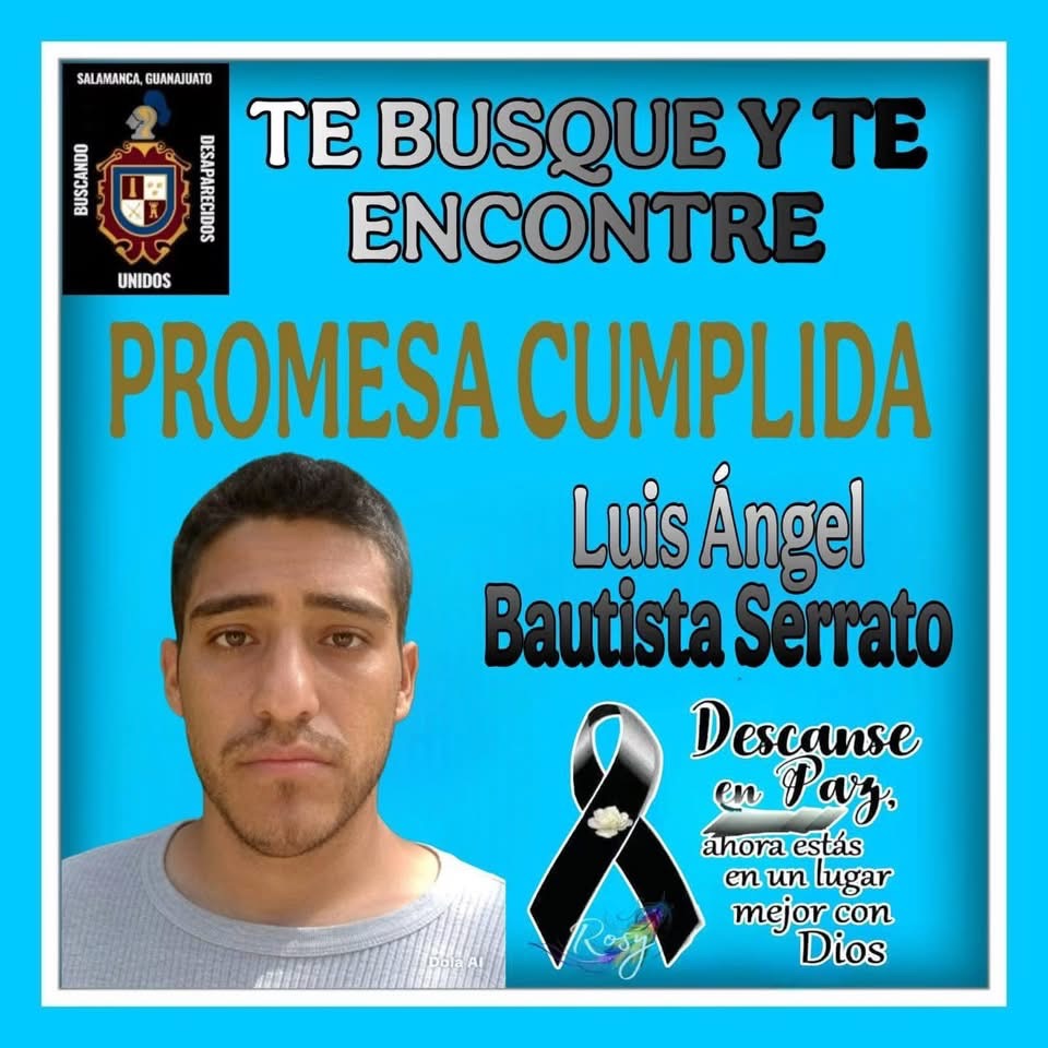 Tras casi seis años de búsqueda, confirman localización sin vida de Luis Ángel Bautista Serrato en #Salamanca