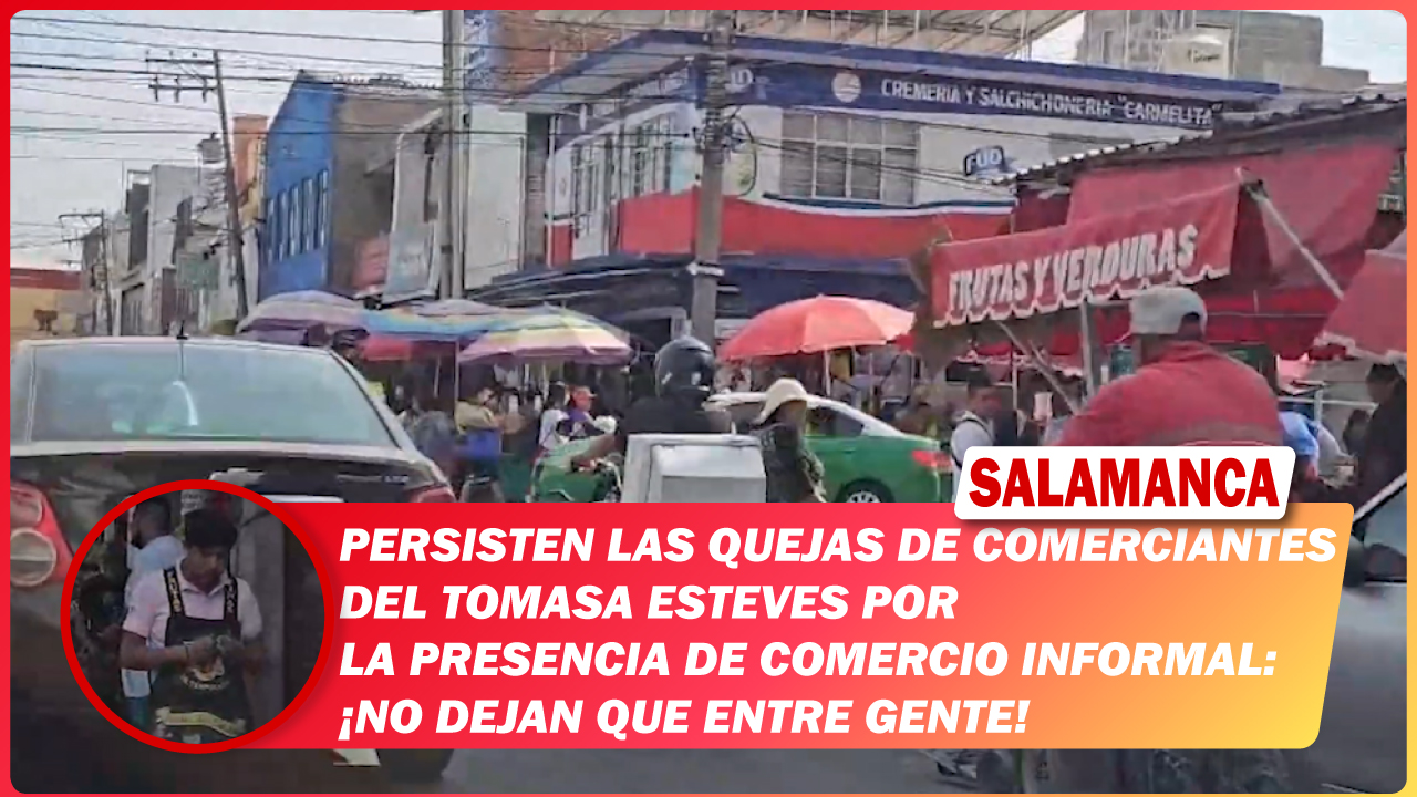 Persisten las quejas de comerciantes del Tomasa Esteves por la presencia de comercio informal: «No dejan que entre gente»