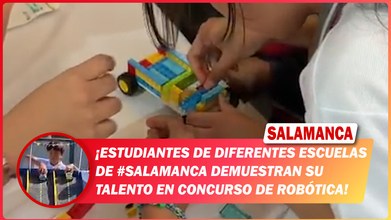 Estudiantes de diferentes escuelas de #Salamanca demuestran su talento en concurso de robótica