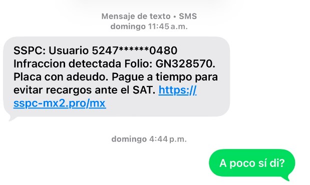 Alertan en #Salamanca por mensajes falsos sobre supuestas infracciones vehiculares