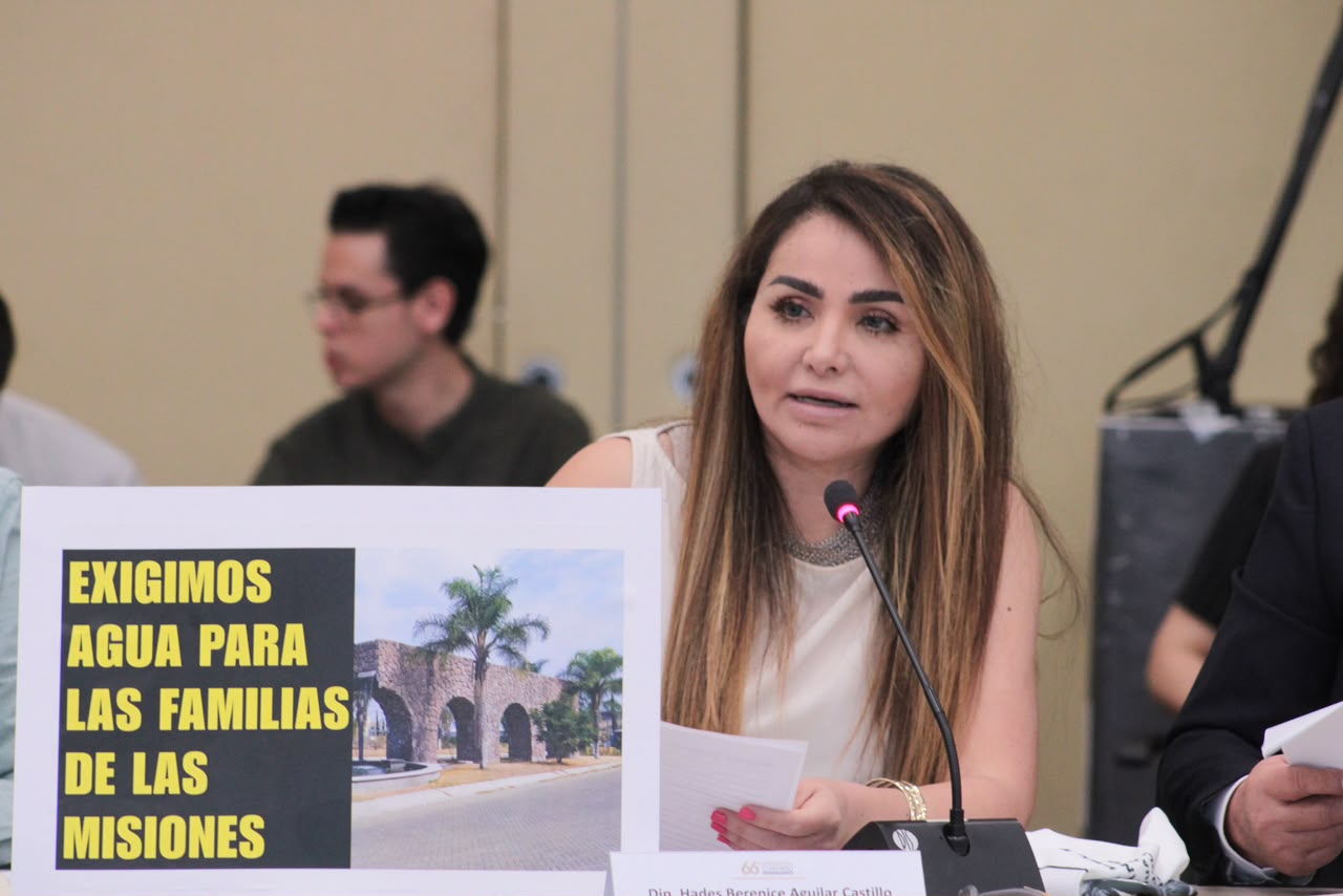 Exige Hades Aguilar solución definitiva para garantizar agua potable a familias de “Las Misiones” en Salamanca