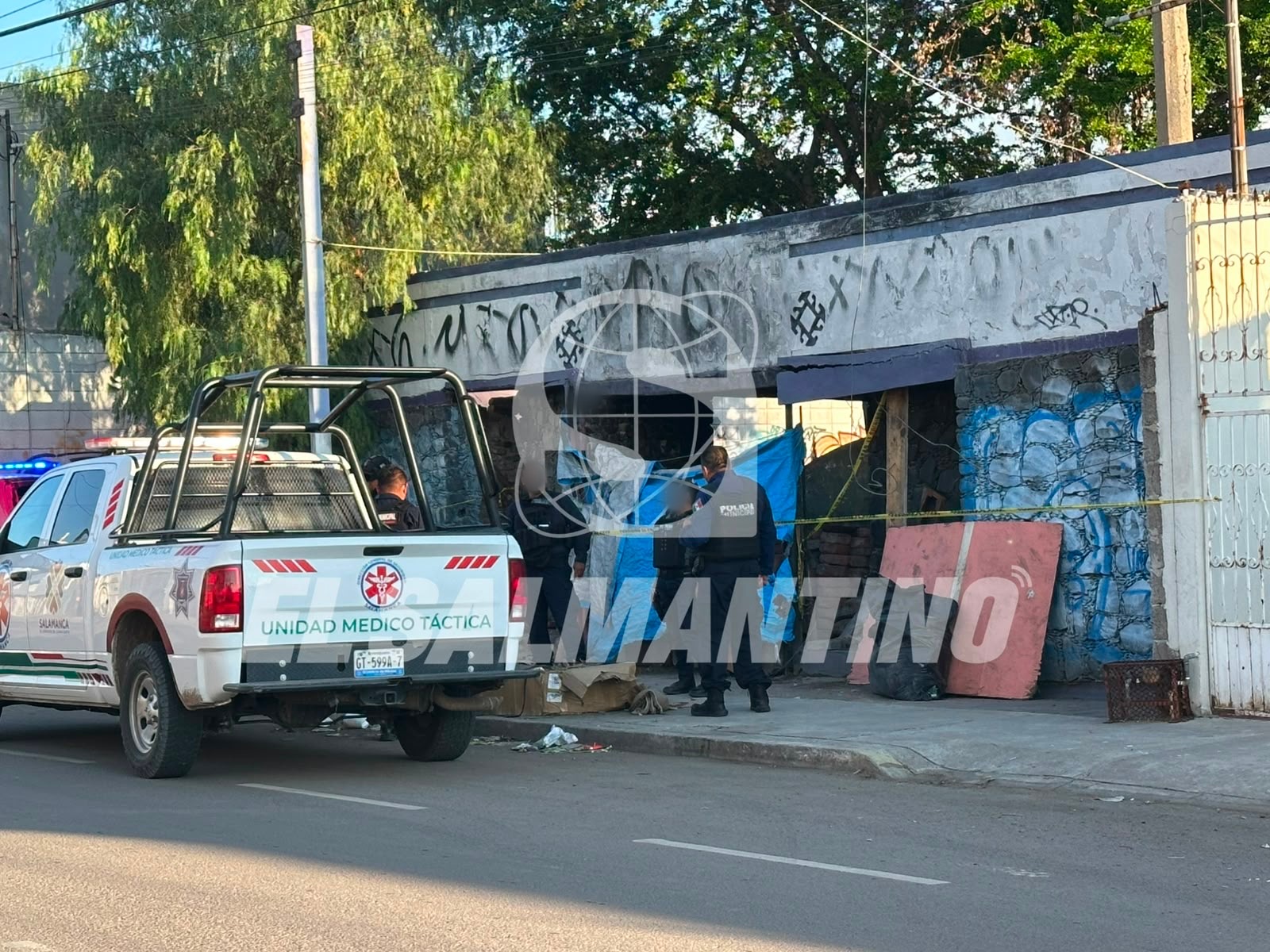 Muere masculino tras ser atacado con arma de fuego en calle Morelos, #Salamanca