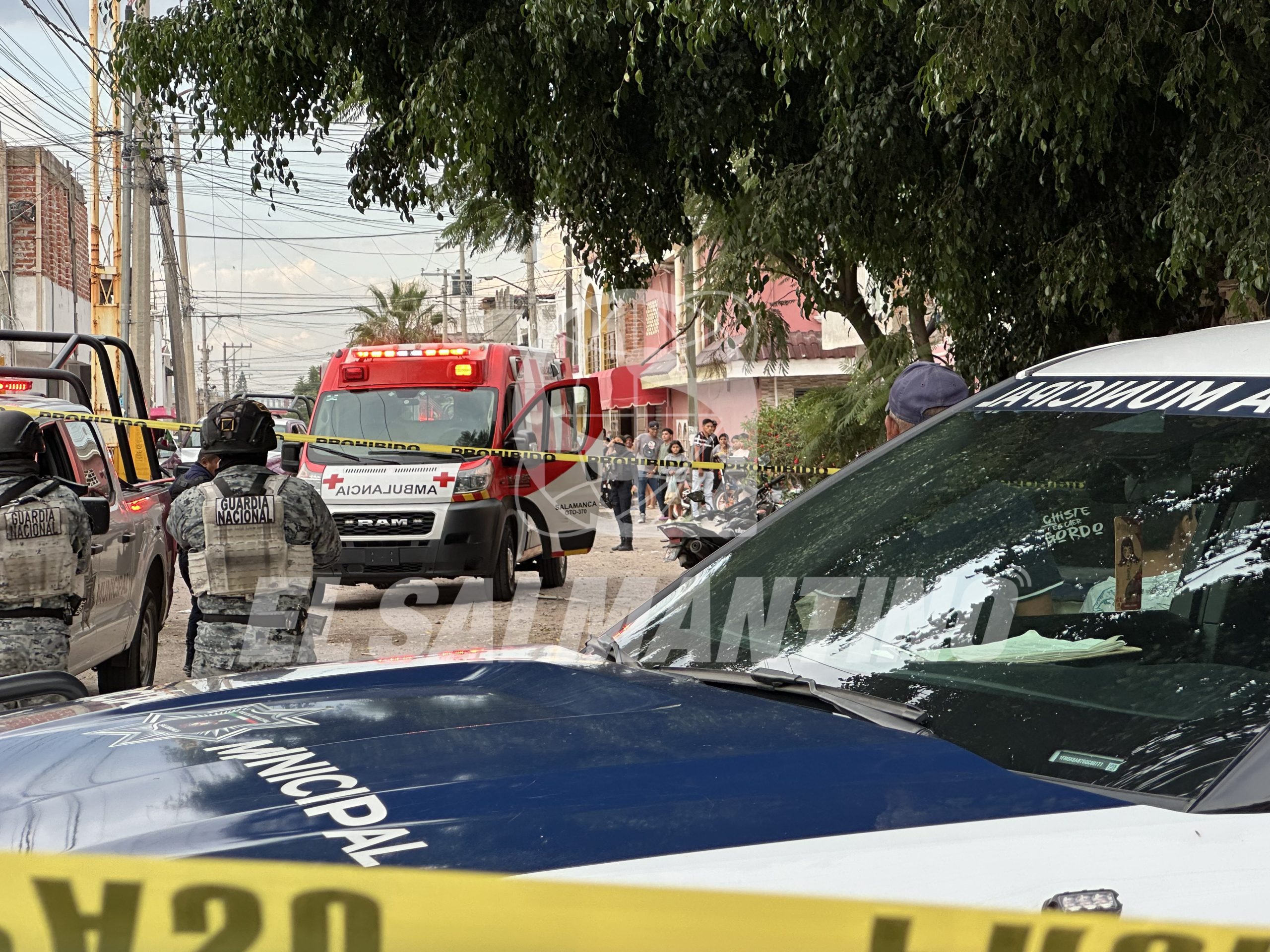 Un hombre resulta lesionado tras ataque armado en colonia Insurgentes 1, #Salamanca