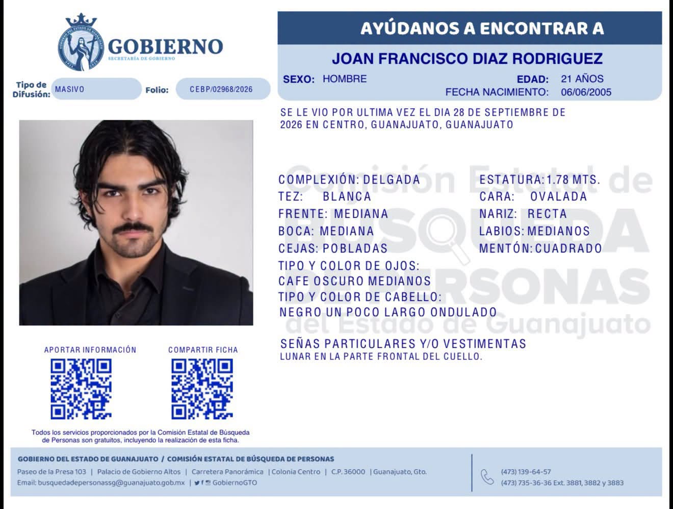 Localizan muerto a estudiante de UG desaparecido en Guanajuato capital, su cuerpo estaba en el río Pastita