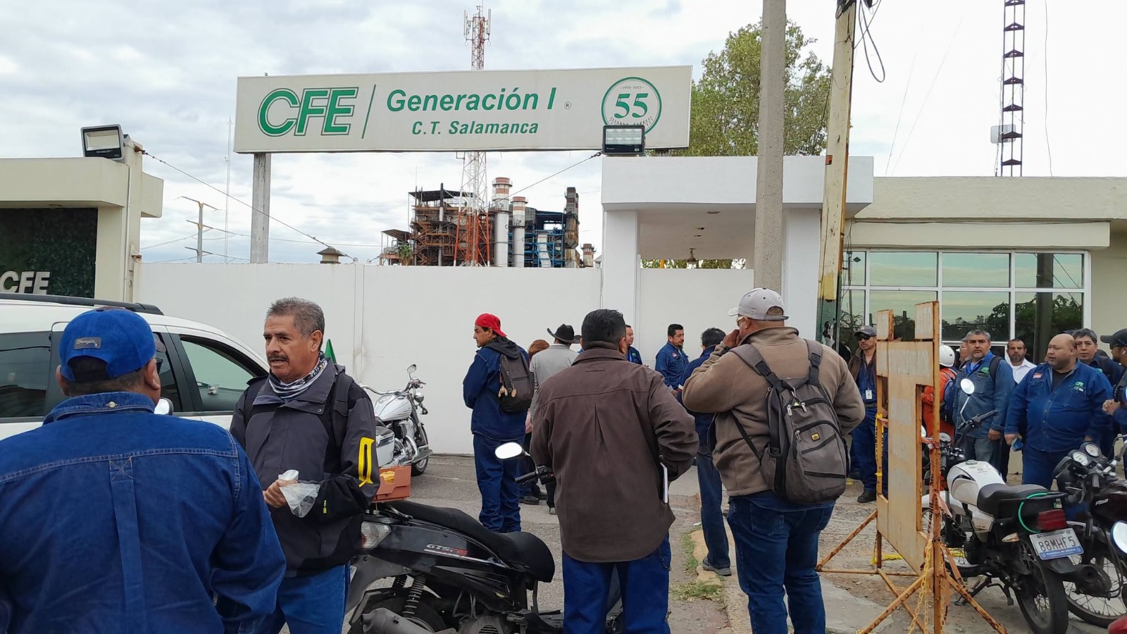 Trabajadores de la Planta Termoeléctrica de #Salamanca denuncian supuestos cambios laborales no notificados